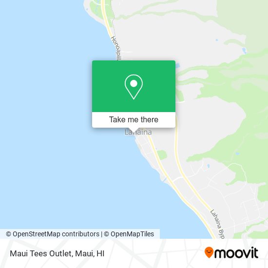 Maui Tees Outlet map