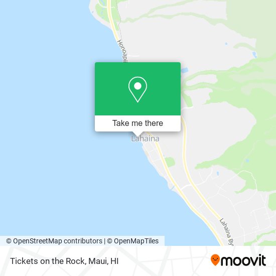 Mapa de Tickets on the Rock