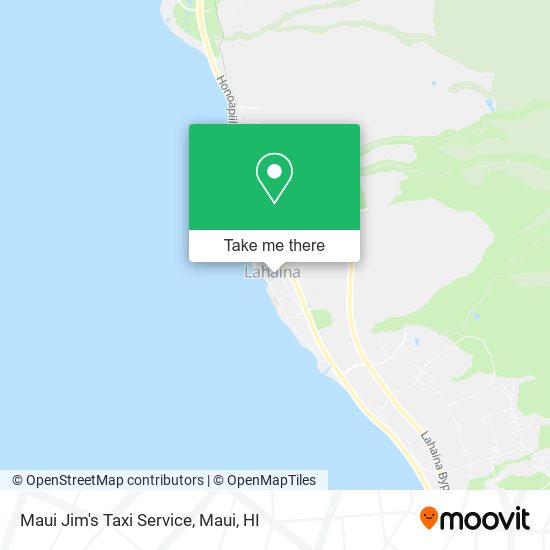 Mapa de Maui Jim's Taxi Service