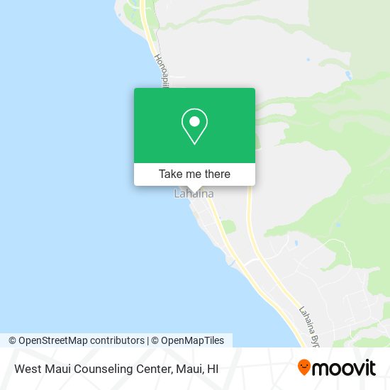 West Maui Counseling Center map