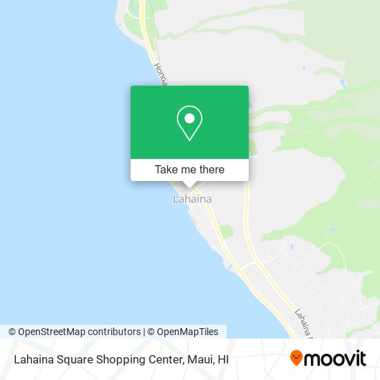 Lahaina Square Shopping Center map