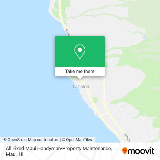 All Fixed Maui Handyman-Property Maintenance map
