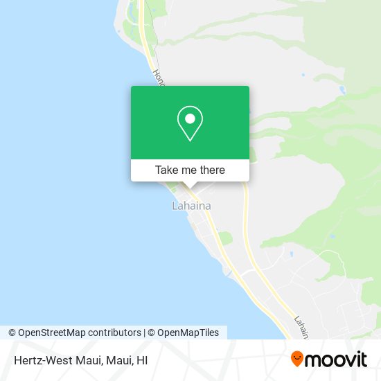 Mapa de Hertz-West Maui