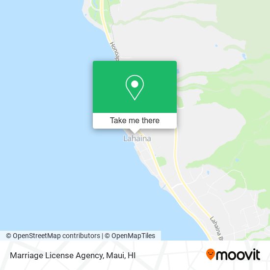 Mapa de Marriage License Agency