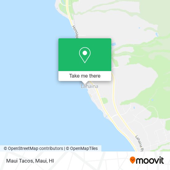 Mapa de Maui Tacos