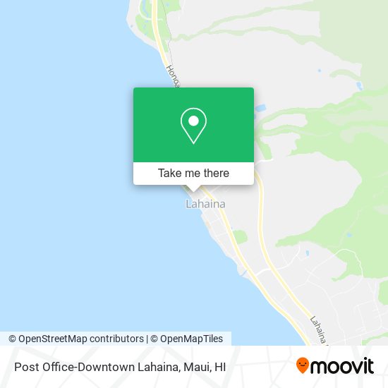 Mapa de Post Office-Downtown Lahaina