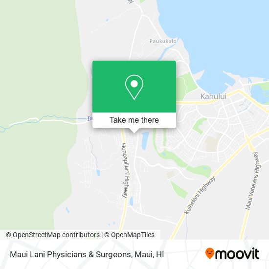 Maui Lani Physicians & Surgeons map
