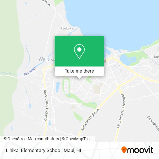 Lihikai Elementary School map