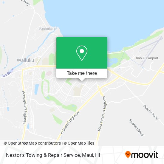 Nestor's Towing & Repair Service map