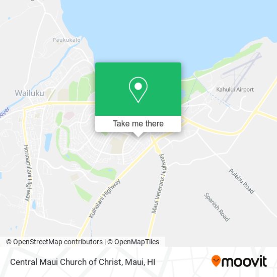 Central Maui Church of Christ map
