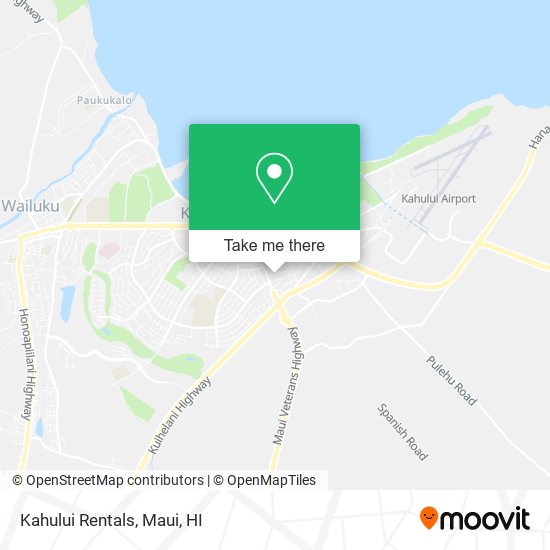 Kahului Rentals map