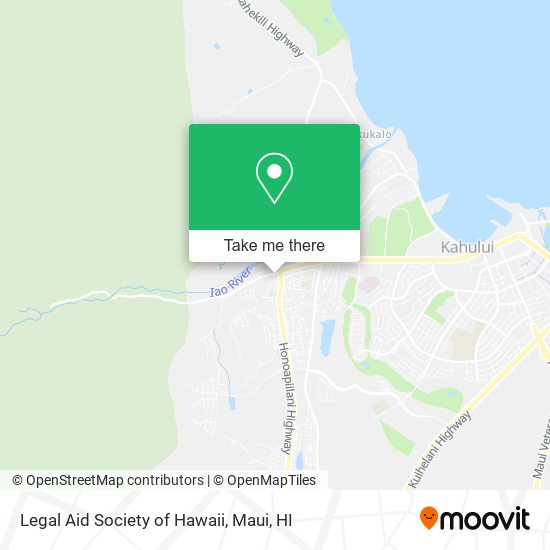 Legal Aid Society of Hawaii map