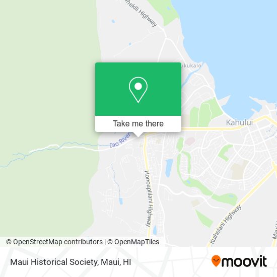Maui Historical Society map