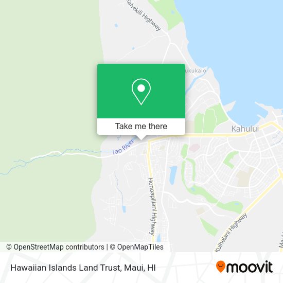 Hawaiian Islands Land Trust map