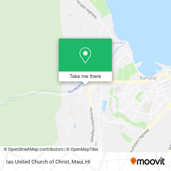 Iao United Church of Christ map