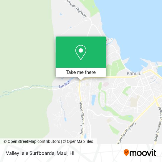 Valley Isle Surfboards map