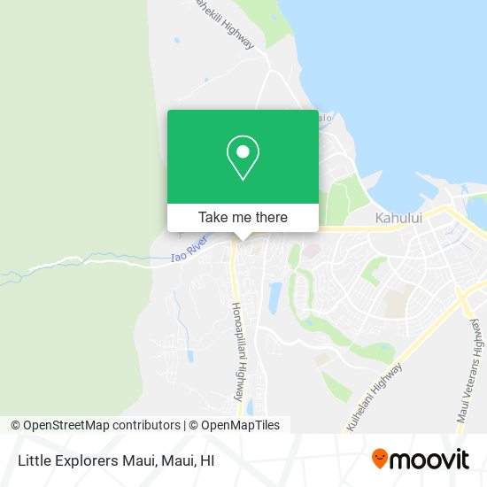 Little Explorers Maui map