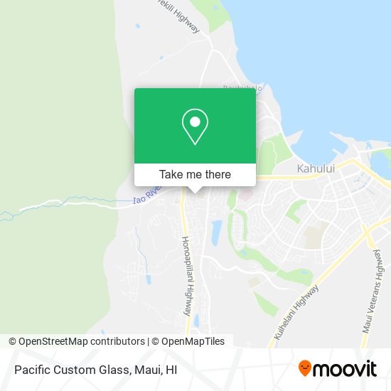 Mapa de Pacific Custom Glass