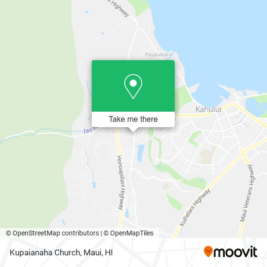 Mapa de Kupaianaha Church