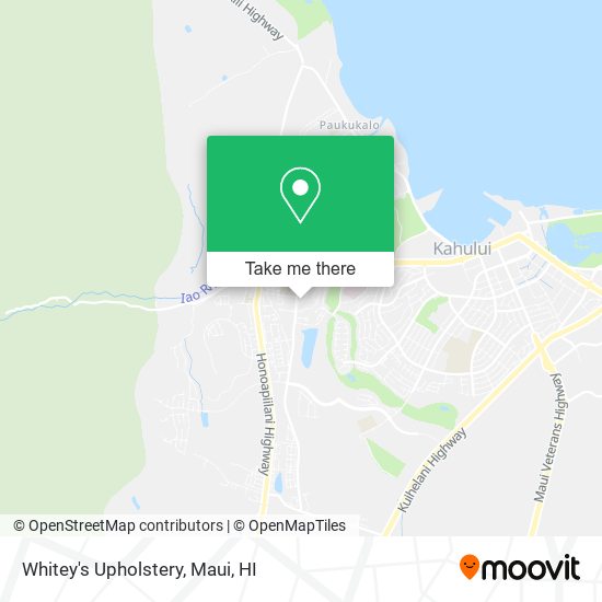 Whitey's Upholstery map