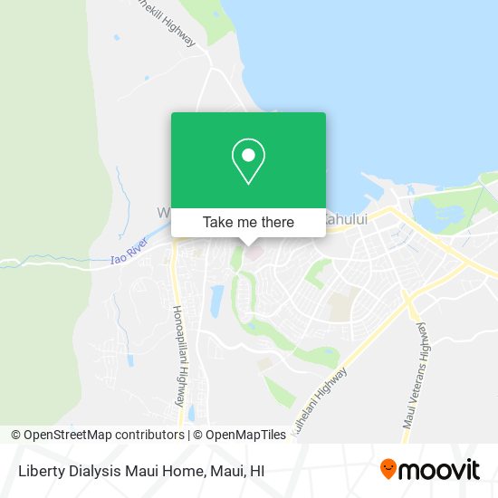 Liberty Dialysis Maui Home map