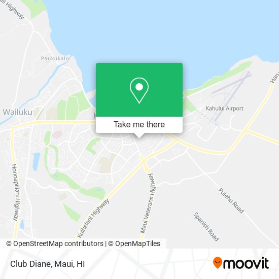 Club Diane map