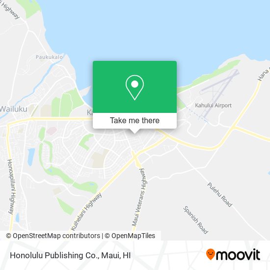 Honolulu Publishing Co. map