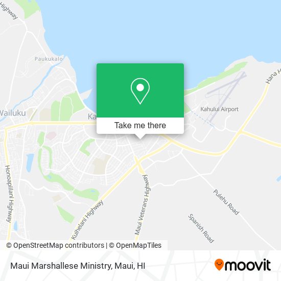 Mapa de Maui Marshallese Ministry