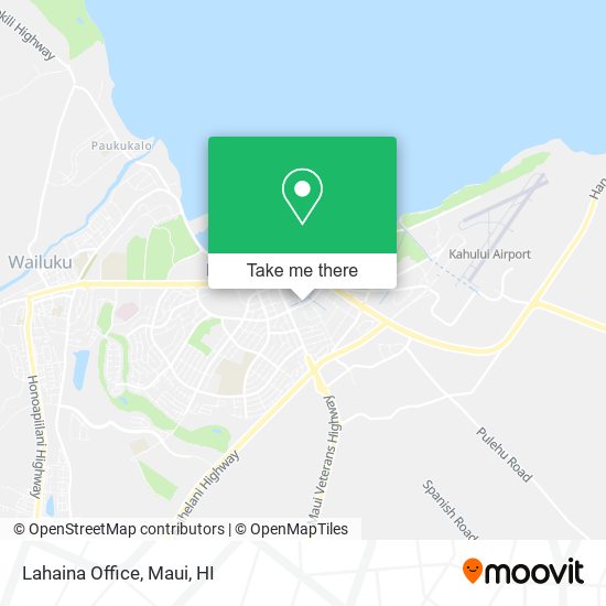 Mapa de Lahaina Office