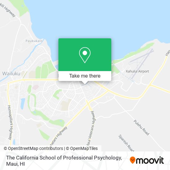 The California School of Professional Psychology map