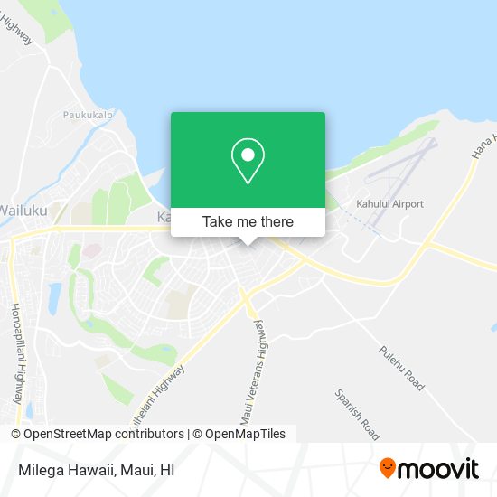 Milega Hawaii map