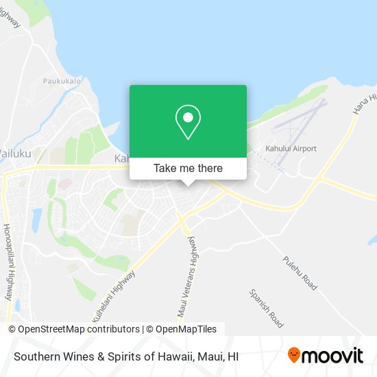 Southern Wines & Spirits of Hawaii map