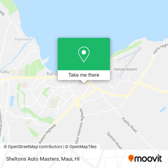 Mapa de Sheltons Auto Masters