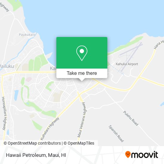 Mapa de Hawaii Petroleum