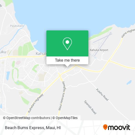 Mapa de Beach Bums Express