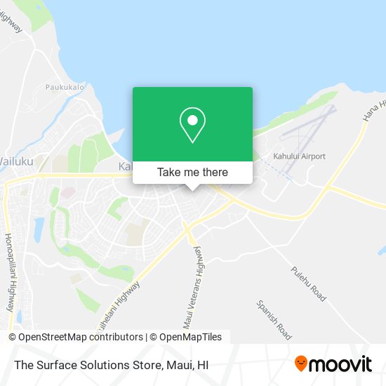 The Surface Solutions Store map