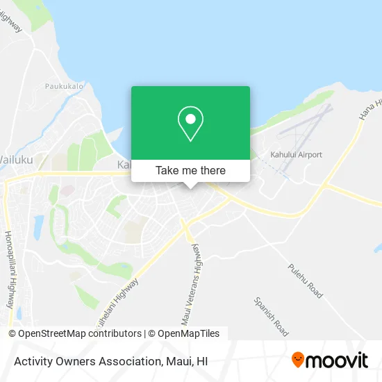 Activity Owners Association map