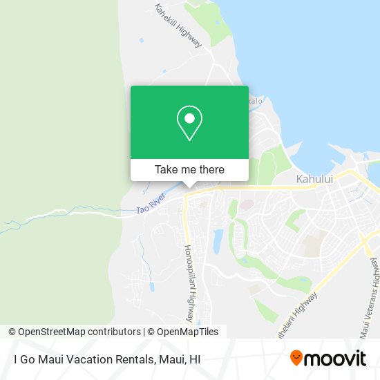 I Go Maui Vacation Rentals map