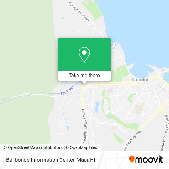 Bailbonds Information Center map