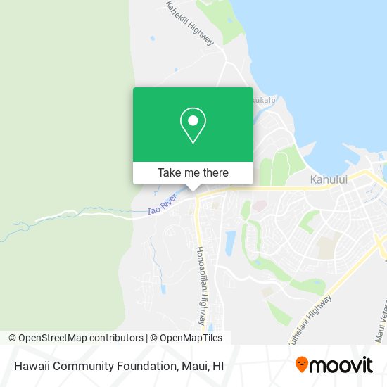 Hawaii Community Foundation map