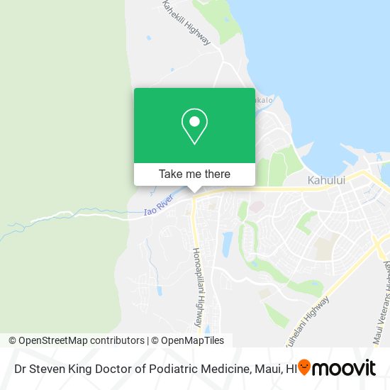 Mapa de Dr Steven King Doctor of Podiatric Medicine