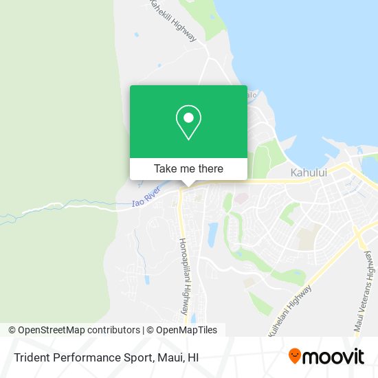 Trident Performance Sport map