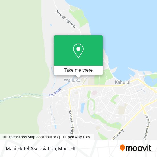 Maui Hotel Association map