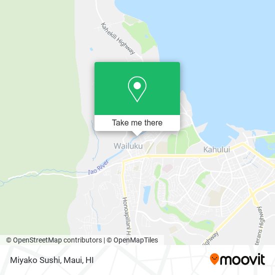 Miyako Sushi map