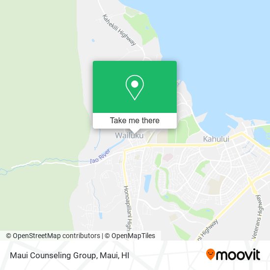 Maui Counseling Group map
