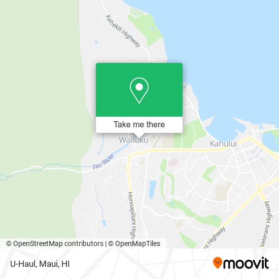 U-Haul map