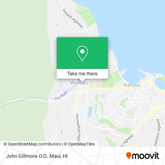 Mapa de John Gillmore O.D.
