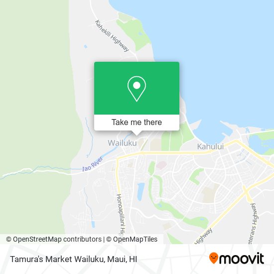 Mapa de Tamura's Market Wailuku