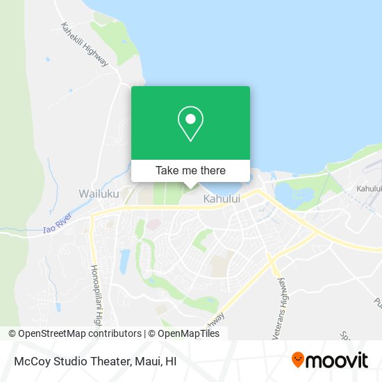 Mapa de McCoy Studio Theater
