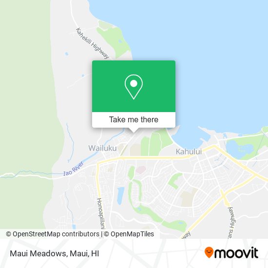 Mapa de Maui Meadows